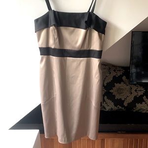 Gorgeous satin formal dress mid length